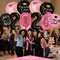 Graduation Party Balloons 2026 – Pink, Black & Gold 12PCS Balloon Set with 40-Inch “2026” Numbers & Congrats Grad Foil Balloons